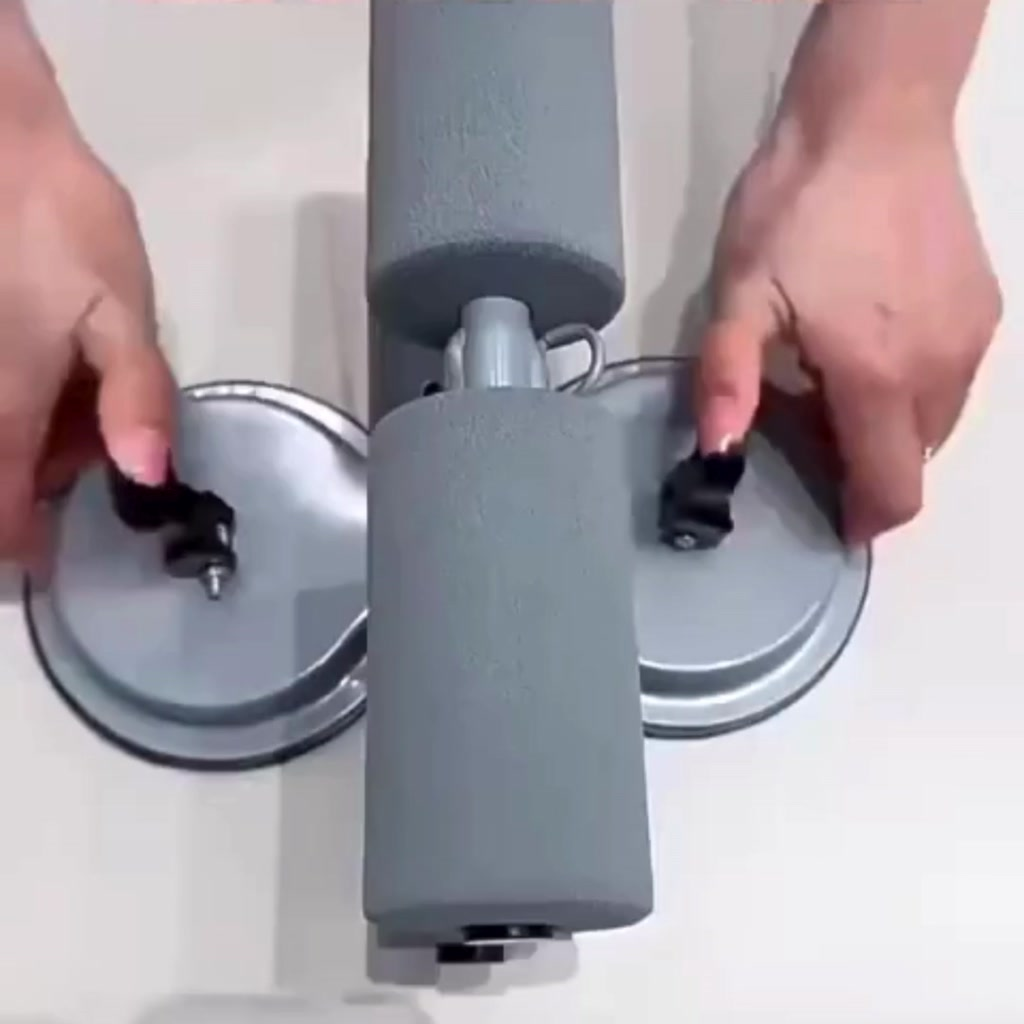 Suporte para Abdominais com Ventosa CoreFix Pro para Treino em Casa – Run Club Brasil