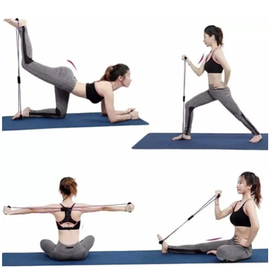 Kit PowerBand Unissex – 5 Mini Bands + Extensor para Treino em Casa – Run Club Brasil