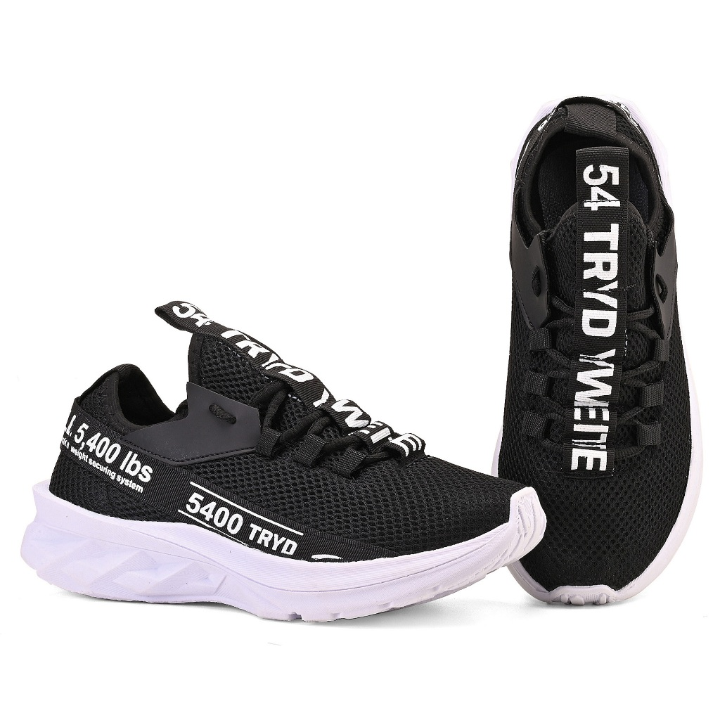 Tênis Esportivo Masculino Para Caminhar Correr Academia Caminhada Tryd 5400 Confortável Leve