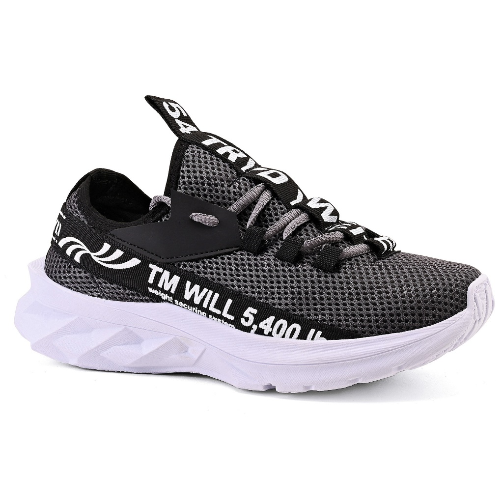 Tênis Esportivo Masculino Para Caminhar Correr Academia Caminhada Tryd 5400 Confortável Leve