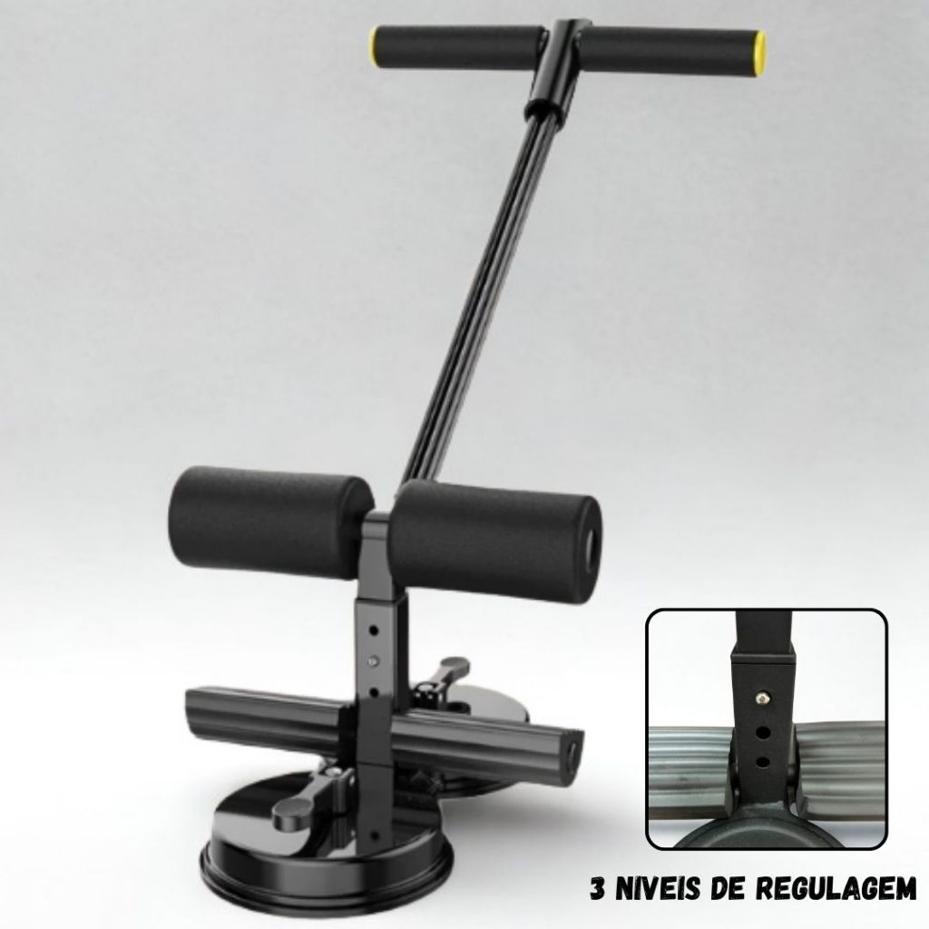 Suporte para Abdominais com Ventosa CoreFix Pro para Treino em Casa – Run Club Brasil