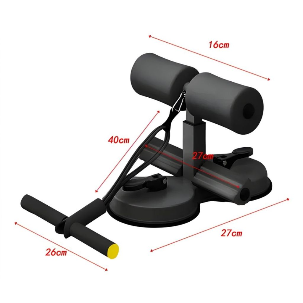 Suporte para Abdominais com Ventosa CoreFix Pro para Treino em Casa – Run Club Brasil