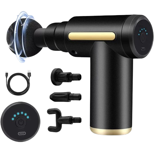 Pistola Massageadora Muscular para Recuperação de Corrida e Caminhada Unissex – RecoveryGun Pro | Run Club Brasil