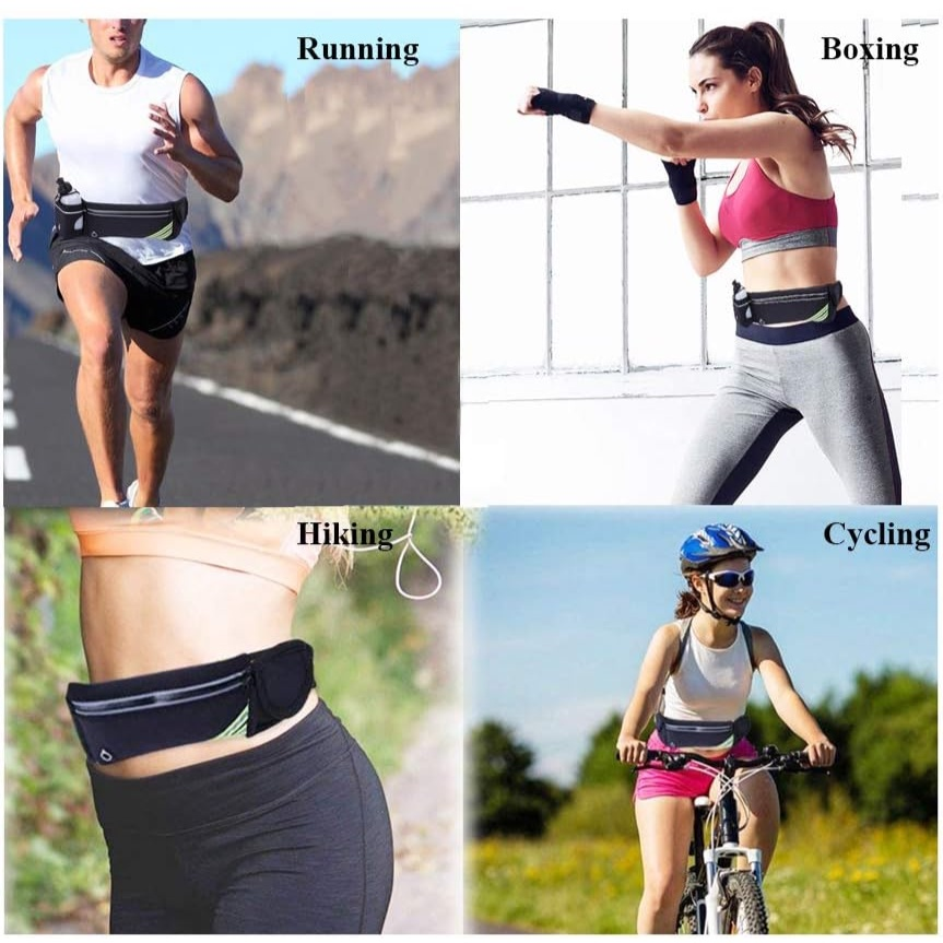 Bolsa de corrida à prova d'água com para garrafa de água