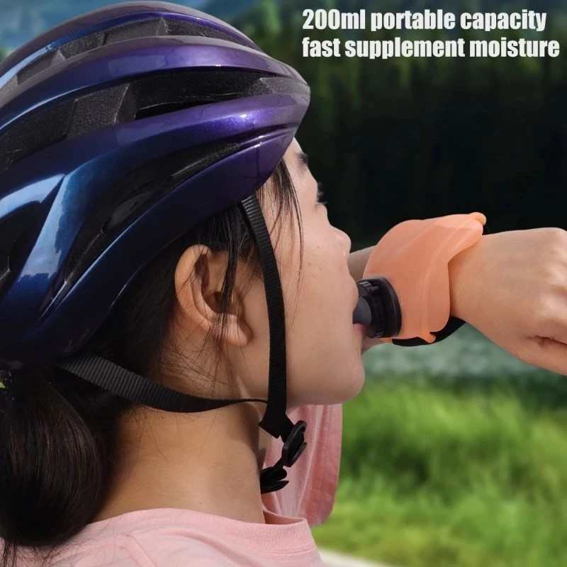 Pulseira Elástica Portátil De Pulso De Ciclismo Com De 200ML Garrafa De Água Esportiva/Acessórios De Abastecimento De Co