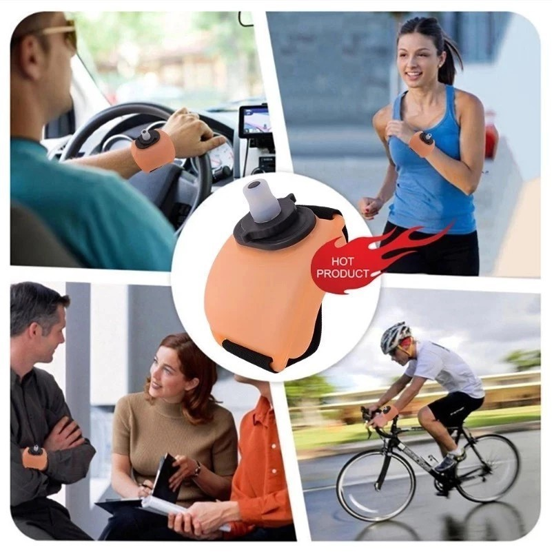 Pulseira Elástica Portátil De Pulso De Ciclismo Com De 200ML Garrafa De Água Esportiva/Acessórios De Abastecimento De Co