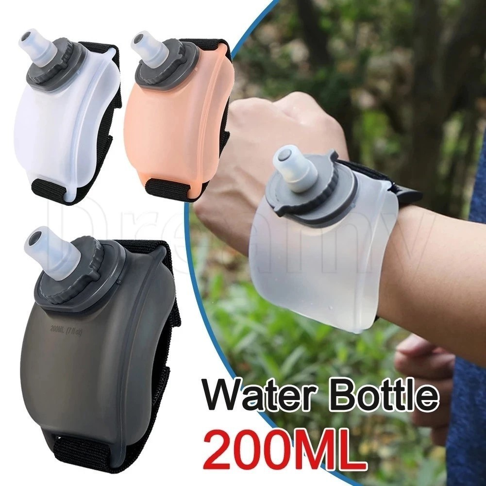 Pulseira Elástica Portátil De Pulso De Ciclismo Com De 200ML Garrafa De Água Esportiva/Acessórios De Abastecimento De Co